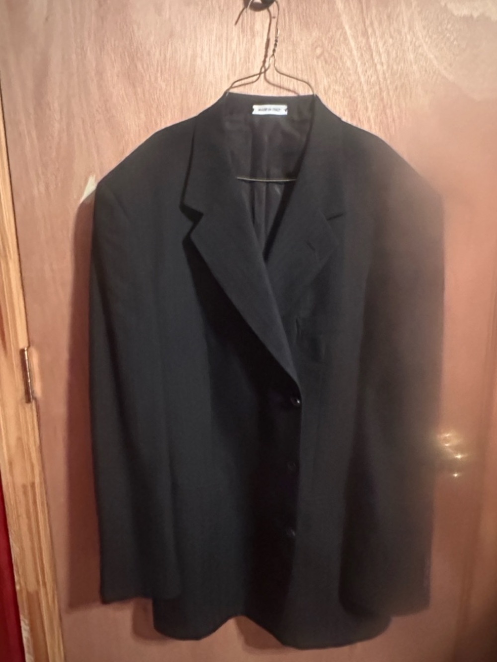 Yves Saint Laurent Black Pin Striped Men's Blazer/Suit Jacket